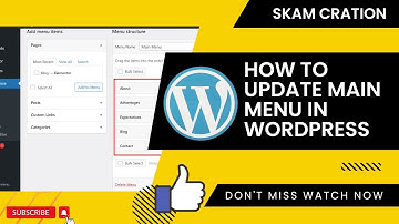 How to add MENU in WordPress | Update/Delete MENU in Wordpress Website | WordPress beginner Tutorial