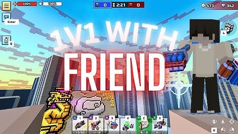 1V1 With PG3D Friend In Pixel Gun 3D