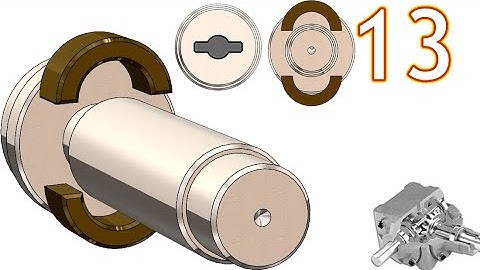 13-Project 39| Bevel Gearbox | SolidWorks Tutorial : axial with splitted  bushing