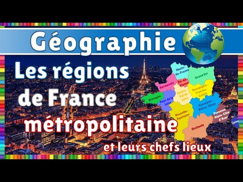 Vidéo: Carte Régionale de France - Voyage en Europe