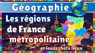 Les régions de France métropolitaine et leurs chefs-lieux screenshot 4