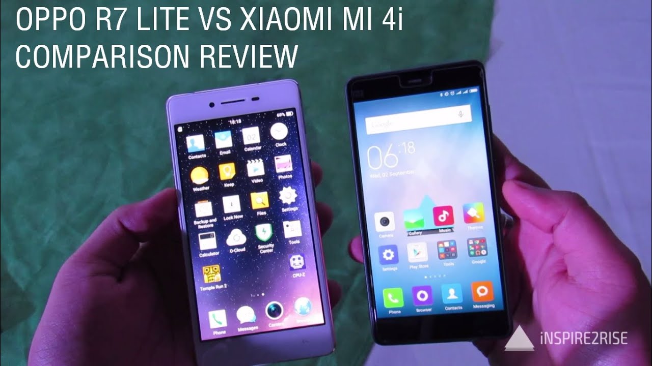 Oppo R7 Lite vs Xiaomi MI 4i comparison review, hands on ...