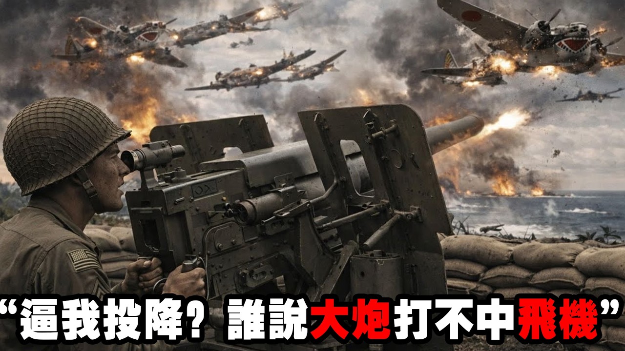 戰場“死亡反轉”，22歲美軍士兵被日軍圍困孤島，沒援軍沒補給，只有42發炮彈，他用僅留下的破大炮拼命，27分鐘打掉17架日軍飛機，成功突圍，戰鬥機驚人！