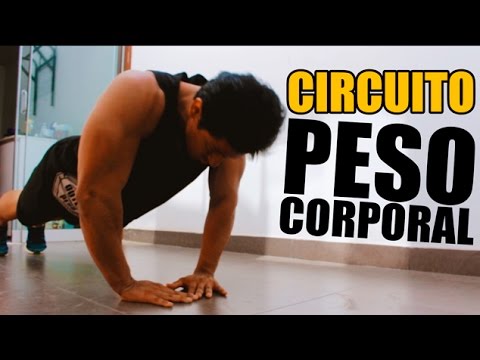 muscular endurance ENTRENAMIENTO CON PESO CORPORAL | CIRCUITO DE 6 EJERCICIOS