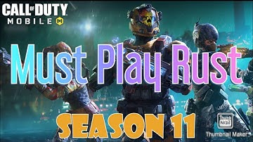 COD Mobile - Must Play Rust - 10v10 Rust Gameplay - Team Deathmatch & Domination - Season 11