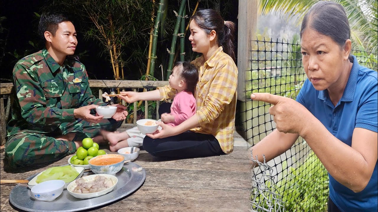 The real life of a 17-year-old girl - harvesting apples to sell, happy meals with her husband