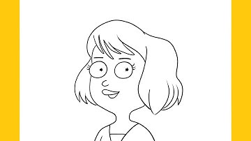 How to draw Tammy with guidelines step by step (Rick and Morty)