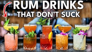 Easy Rum Cocktails That DON'T Suck!