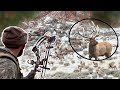 HUNTING THE HERD BULL!!! - (Crazy Bugling Action in the SNOW!)