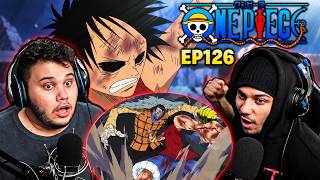 One Piece Episode 126 REACTION | Luffy VS Crocodile FINAL ROUND!
