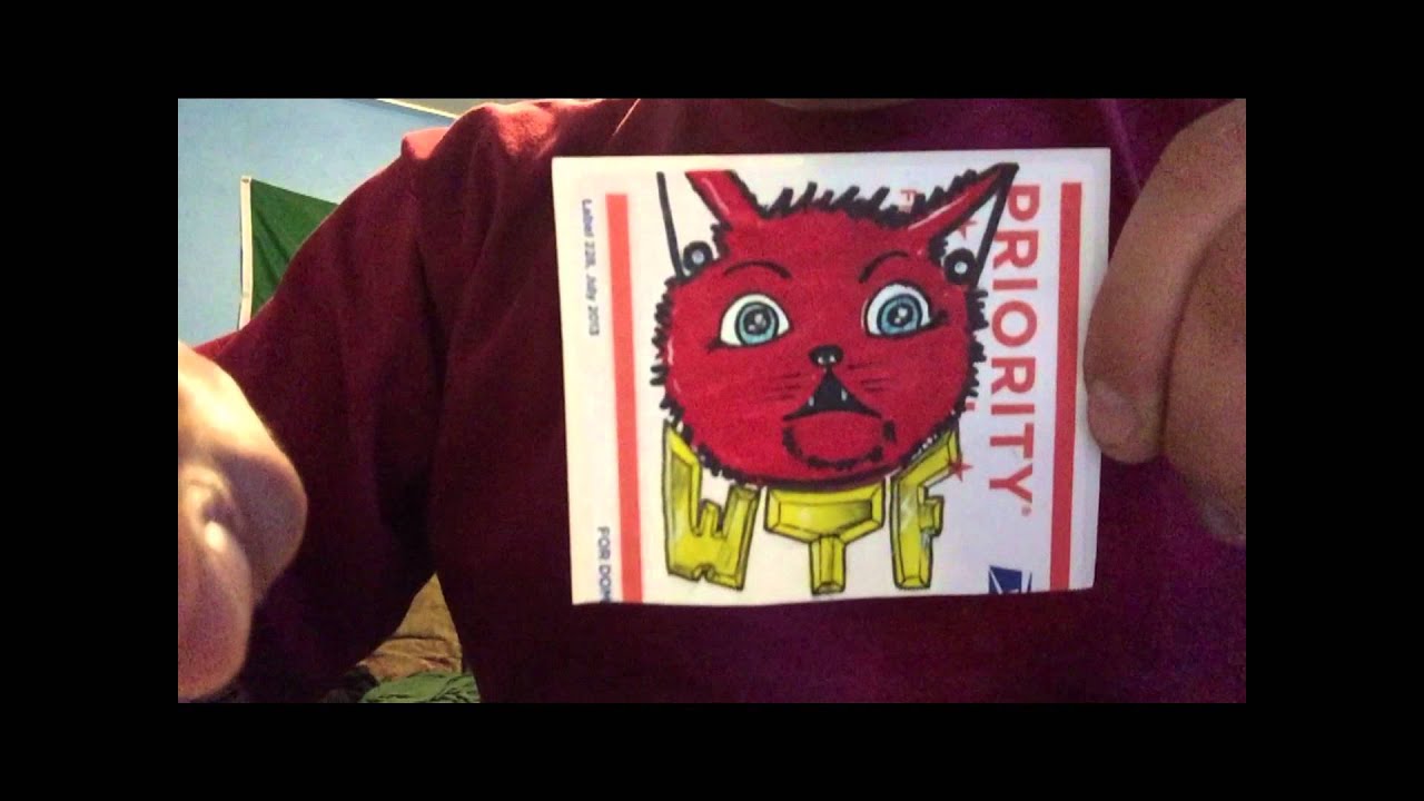 Crazycat1 Graffiti Sticker trade #11