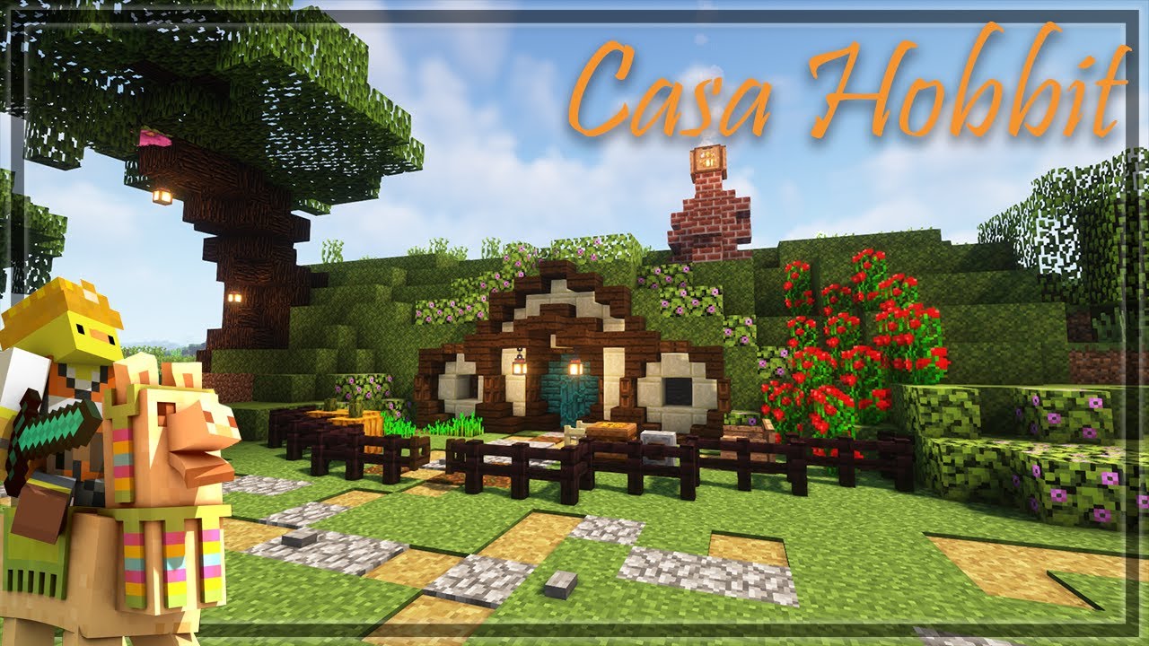 Construções Que Você Pode Fazer No Minecraft on X: Casa do Hobbit