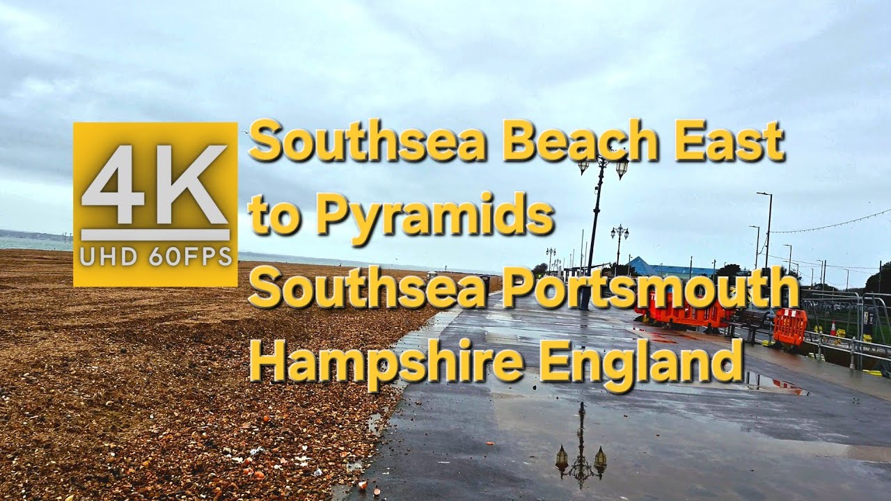 Morning POV Walk | Southsea Beach East to Pyramids | Southsea Portsmouth UK | February 2026