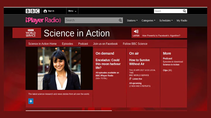 Vanessa Restrepo Schild BBC Two - Science In Actio...