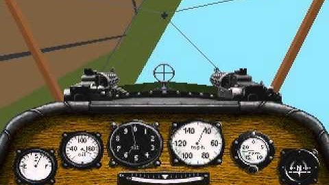Red Baron (DOS) - Sopwith Camel Vs. The Red Baron!