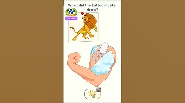 DOP 2 (DELETE ONE PART) LEVEL 42 what did the tattoo master draw "solution" #dop2 #gaming  #solution