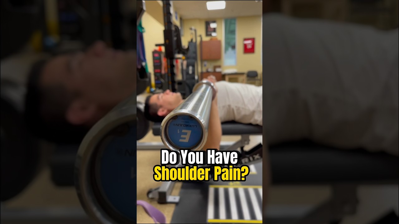 Fix Shoulder Pain With Bench Press (FOREVER)