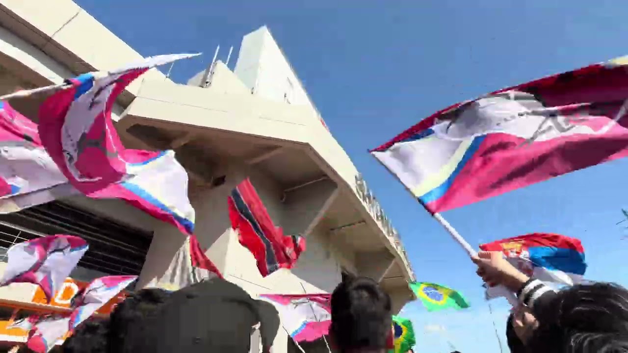 Jリーグ百年構想リーグ　浦和レッズvs鹿島アントラーズ　鹿島サポーターのコンコースミーティング