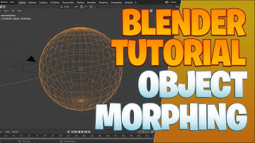 From sphere to cube morphing technique Blender Tutorial