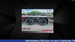 Wonderful 2026 RawMaxx FDX Dual Flatbed Trailer For Sale in Clarksville, TN