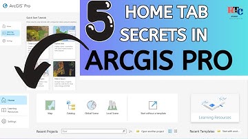 ArcGIS Pro Home Tab Explained | 5 Secrets for Students & Beginners