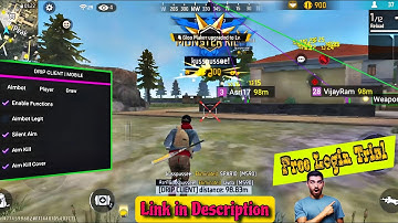 DRIP CLIENT MOD MENU FREE | FREE FIRE MAX MOBILE PANEL | HG Cheat FREE | NO BAN NO BLACKLIST | FF