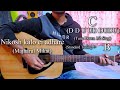 Nikosh Kalo Ei Adhare | Paper Rhyme | Majharul Mikat | Guitar Chords Lesson Cover, Strumming Pattern