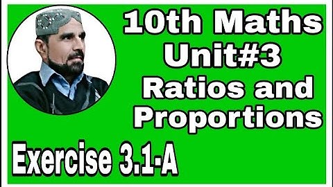 Exercise 3.1 class 10 math unit 3 | ratios and proportions | sir Abbas#abbasmaths