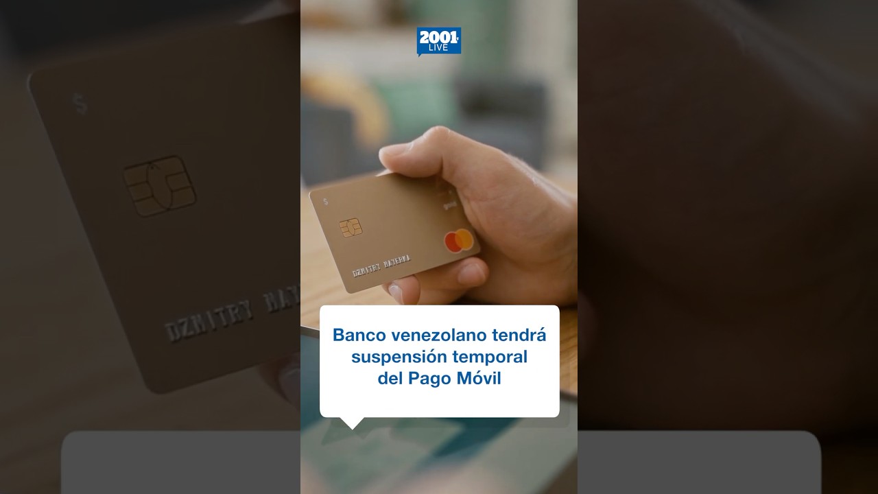 ¡Tome previsiones! Banco venezolano tendrá suspensión temporal del Pago Móvil
