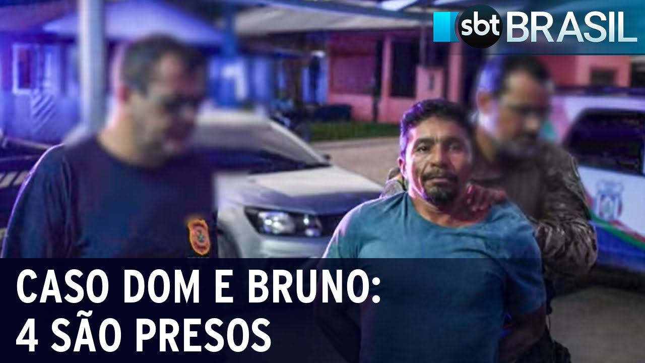 Caso Dom e Bruno: PF decreta prisão preventiva de quatro acusados | SBT Brasil (09/07/22)