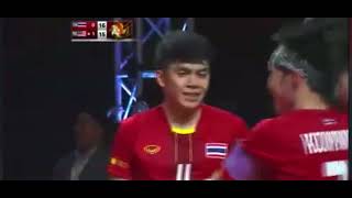 Best Malaysia team win vs thailand | khairol zaman vs thongsai | final sepak takraw