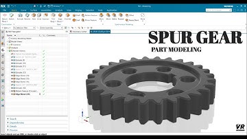 SPUR GEAR || GEARS || 3D MODELING || NX SIEMENS
