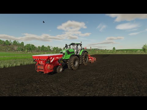 Видео: Farming Simulator 22. Zielonka (Зелёнка). Czterech Traktorzystów i pies. Стрим №56.