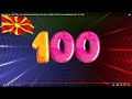 Броеви од 1 до 100 , па се до бесконечност | Numbers | Brojki | Broevi na makedonski od 1 do 100 |