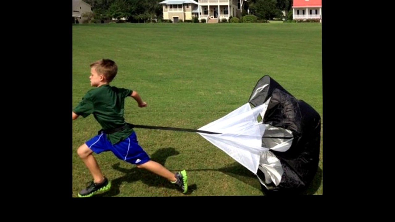 Speed Drills Resistance Parachute Umbrella Running Chute & Fitness