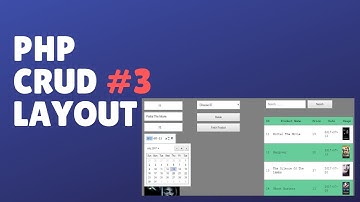 PHP And MySQL CRUD (Insert,Update,Delete) Tutorial - PART 3   LAYOUT