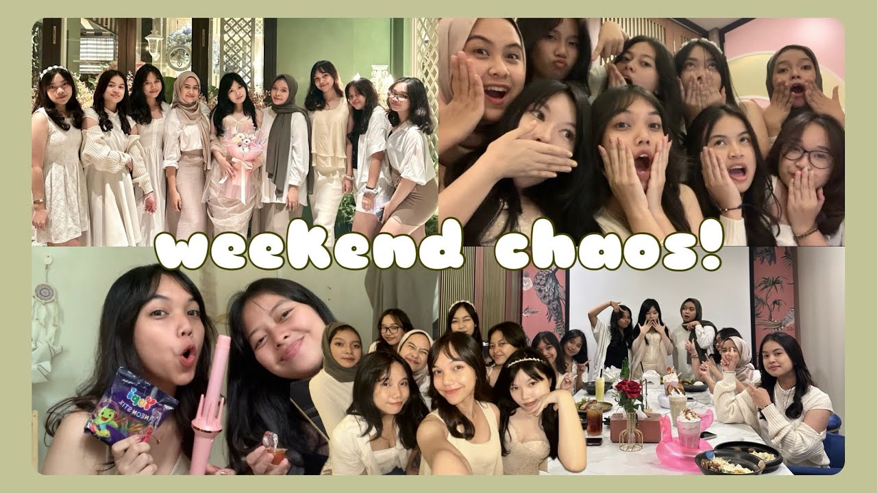VLOG | a chaotic weekend 😵‍💫 : grwm, drive with us, jesy's bday dinner, weekend vlog, etc!