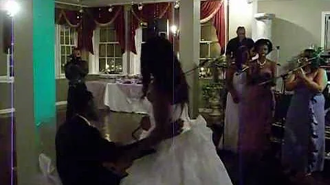 Tricia Floyd wedding reception.AVI