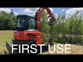 KUBOTA KX-040-4 & FAE DML/HY VT MULCHING BRUSH. CAN A 4 TON GET THE JOB DONE? HOMESTEAD UPDATE