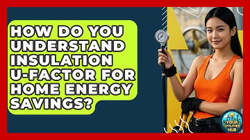 How Do You Understand Insulation U-factor For Home Energy Savings? - Your Utilities Hub