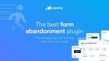 Insiteful.co Form Abandonment Plugin — Track & optimize any lead form