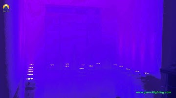 Sound Active Show B 6*15W RGBAW LED uplighting with rechargeable battery powered & wireless DMX