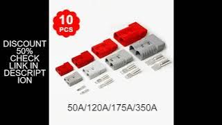5/10pcs 50A/120A/175A/350A Anderson Style Plug Connectors 12-24V DC Power Tool Power Charger Battery