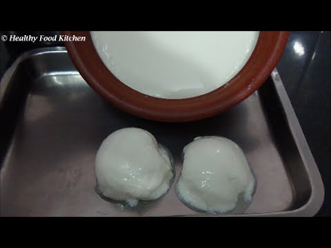 How to Set Curd Recipe-Homemade Curd-Curd Recipe(Dahi/Thayir) By Healthy Food Kitchen