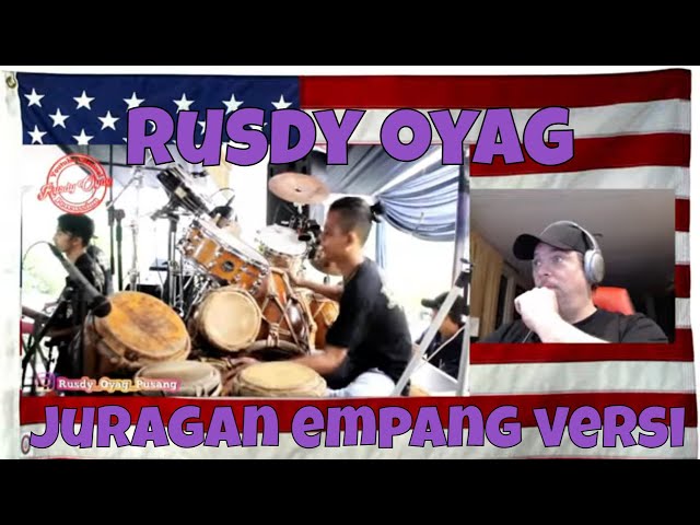 Juragan empang versi (pusang) Rusdy oyag percussion - REACTION - he is back and still MANTAP class=