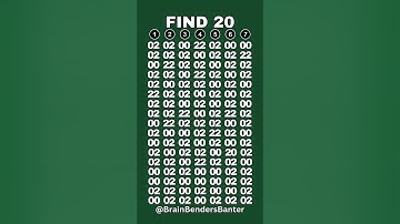 Test Your Observation Skills With This FAST Number Game! #shorts