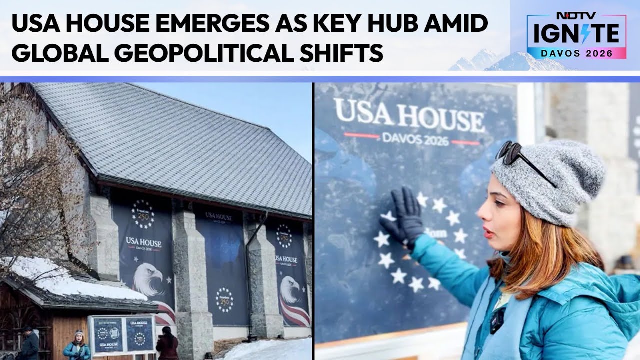 WEF Davos 2026: USA House Emerges As Key Hub Amid Global Geopolitical Shifts