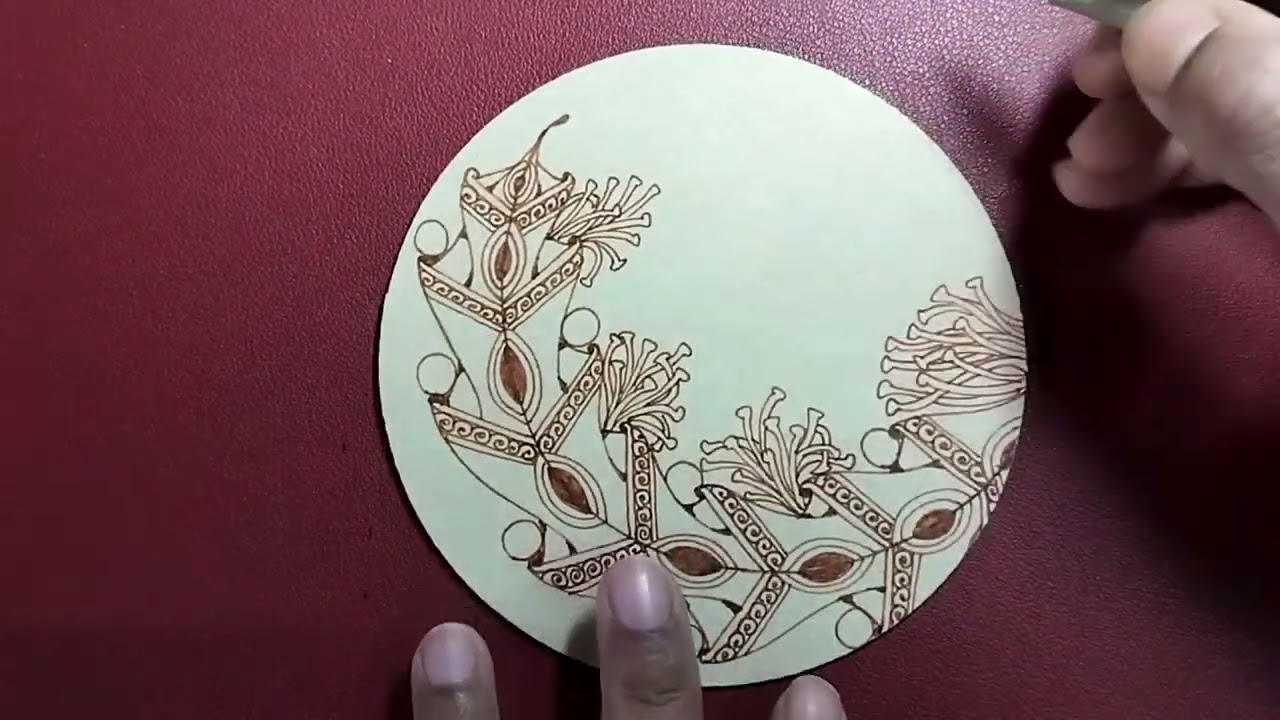 Tangle Trikl (1) - Пошаговый обучающий урок по зентанглу от сертифицированного специалиста по зен...