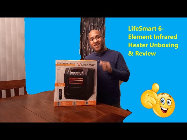 LifeSmart 6-Element Infrared Heater Unboxing u0026 Setup - YouTube