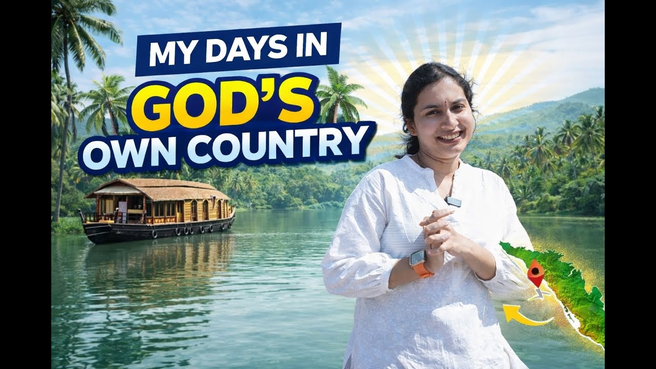 My Days in God’s Own Country 🌴 | Kerala Vlog | Where My Heart Found Peace 💚 | God’s Own Country